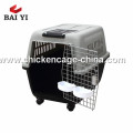 Colorful PP Material American style flight cage transport pet cage